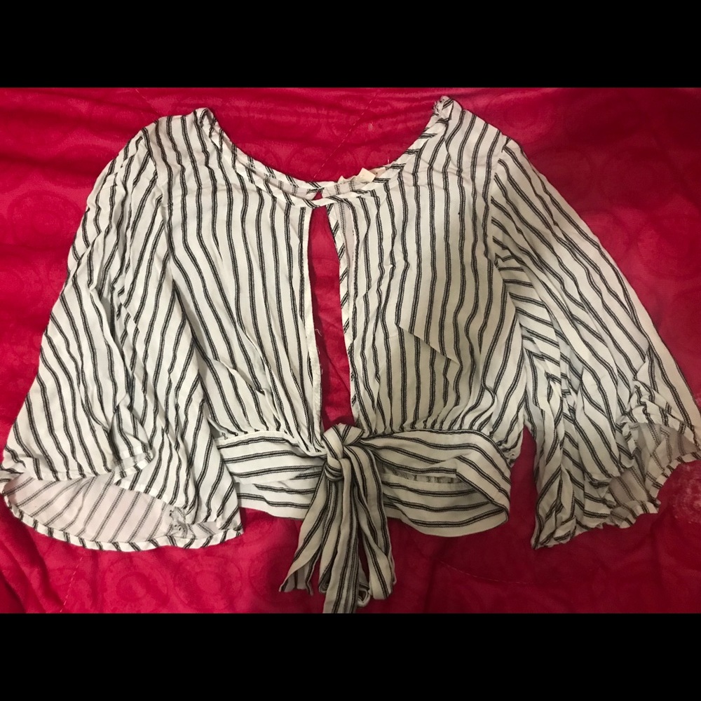 LA hearts cute stripe top
